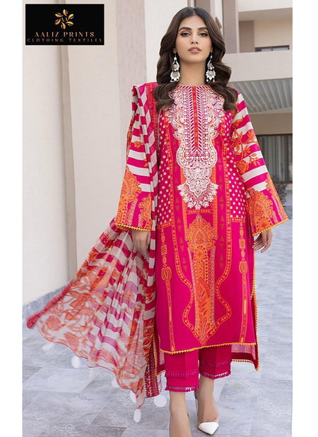 Aaliz 3220 Cotton Dupatta Pakistani Salwar Suits Wholesale Shop In Surat
